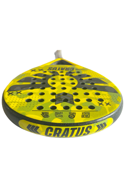 Pala Pádel Pro - Cratus Yellow Militar - EDICIÓN LIMITADA