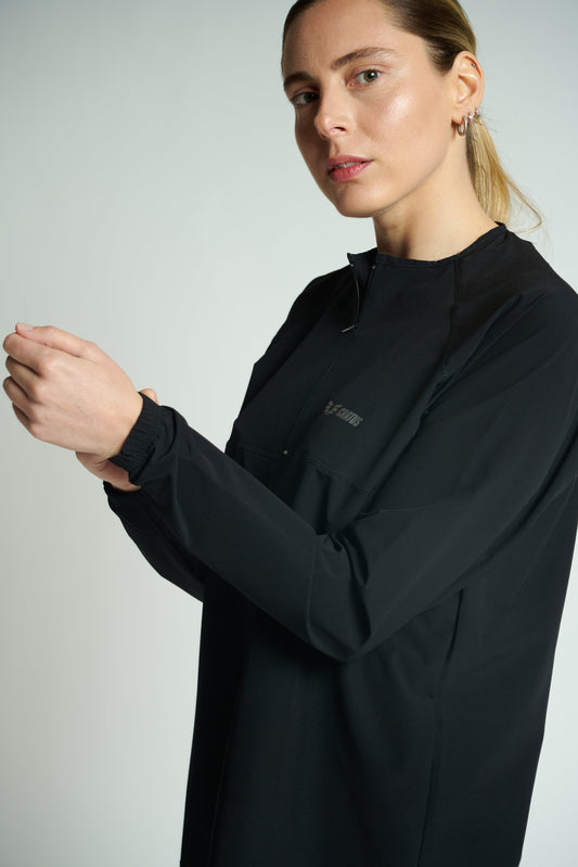 Corta Viento Deportivo EcoSport - Negro - Mujer