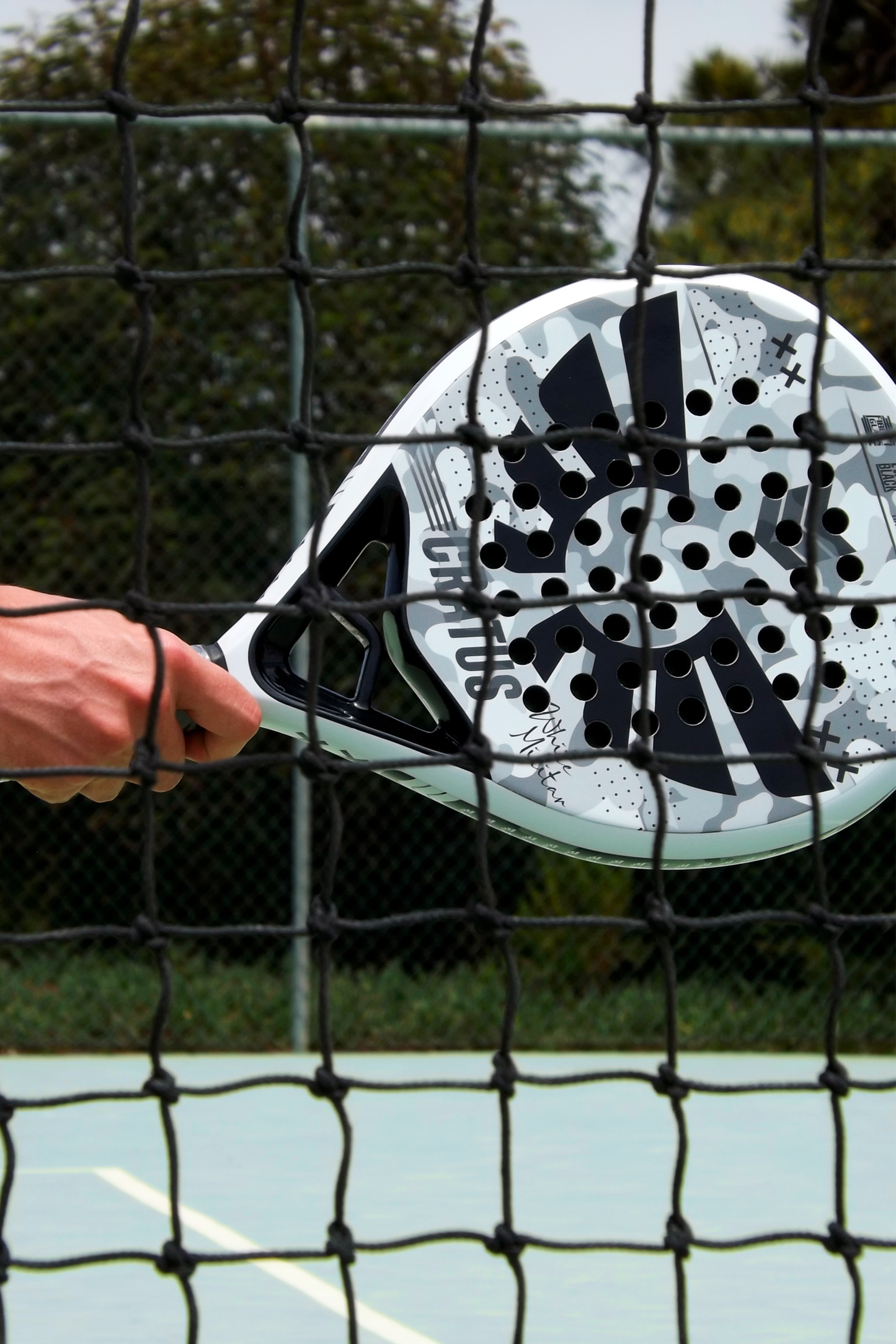 Pala Pádel Pro - Cratus White Militar